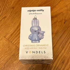 Baby Blue Miffy Christmas Ornament